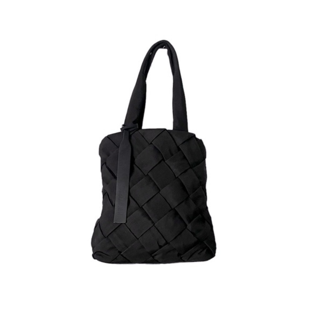 Jason Wu Black Seatbelt Weave Bag